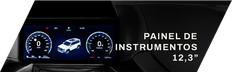 Painel de instrumentos 12,3 polegadas