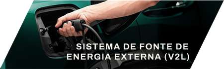 Sistema de fonte de energia externa (V2L)