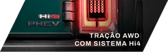 Tração AWD com sistema Hi4